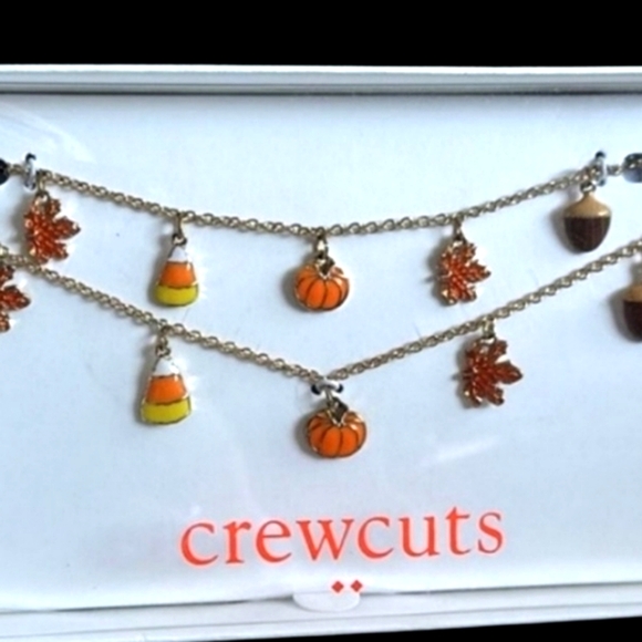 J. Crew | Kids Fall Jewelry Set - Necklace and Bracelet Autumn Charms - Picture 4 of 6